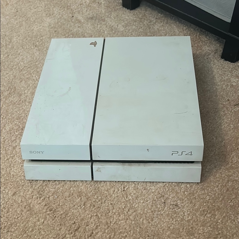 Sony White PS4 Console Sleek Design
